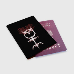 Обложка для паспорта матовая кожа Ghostemane sign - фото 2