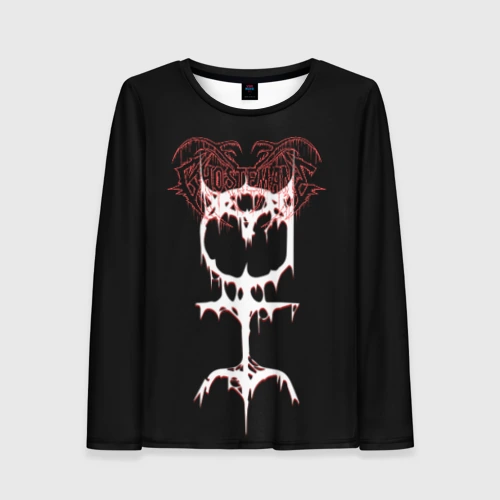 Женский лонгслив 3D Ghostemane sign