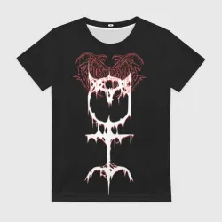 Женская футболка 3D Ghostemane sign