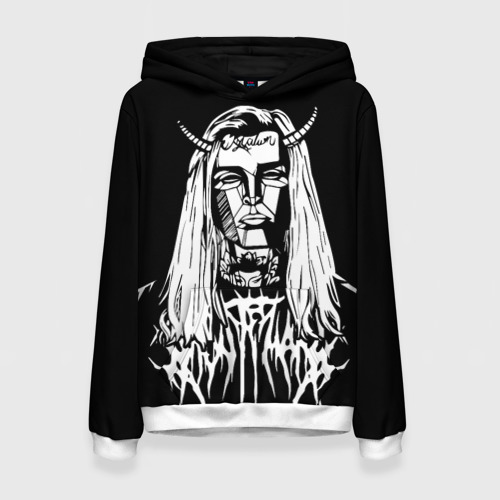 Женская толстовка 3D Ghostemane devil, цвет 3D печать