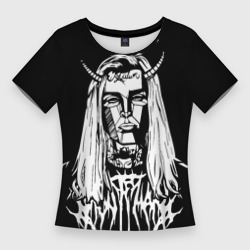 Женская футболка 3D Slim Ghostemane devil