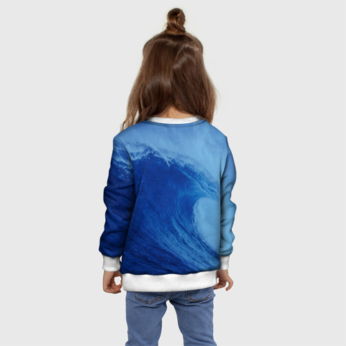 Детский свитшот 3D Вода: кислород. Парные футболки, цвет 3D печать - фото 8
