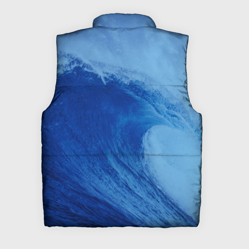 Мужской жилет утепленный 3D с принтом Вода: кислород Парные футболки, вид сзади #1