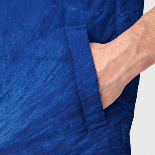 Мужской жилет утепленный 3D с принтом Вода: кислород Парные футболки, фото #4