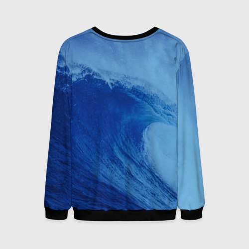 Мужской свитшот 3D с принтом Вода: кислород Парные футболки, вид сзади #1