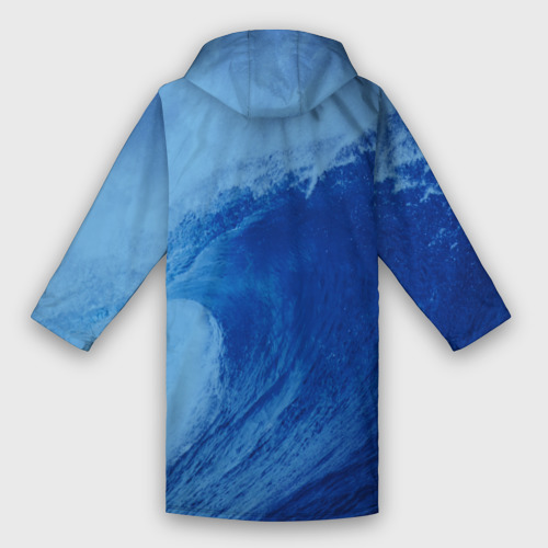 Женский дождевик 3D Вода: водород. Парные футболки, цвет белый - фото 2