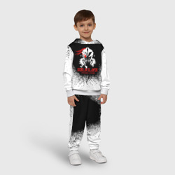 Детский костюм с толстовкой 3D Маска Убийцы Гоблинов черно-белая - фото 2