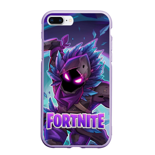 Чехол для iPhone 7Plus/8 Plus матовый Fortnite, цвет светло-сиреневый