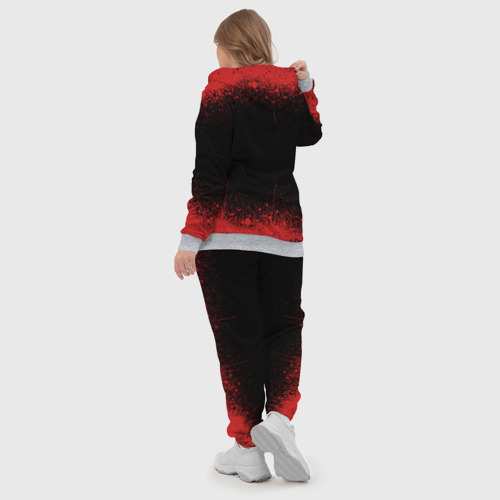 Женский костюм 3D с принтом Кровавая Дота 2, вид сзади #2