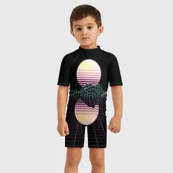 Детский купальный костюм 3D Retro Wave - фото 2