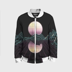 Детский бомбер 3D Retro Wave