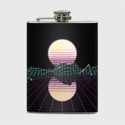 Фляга Retro Wave