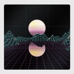 Магнитный плакат 3Х3 Retro Wave