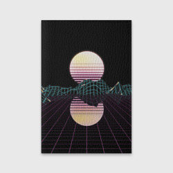 Обложка для паспорта матовая кожа Retro Wave