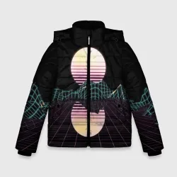 Зимняя куртка для мальчиков 3D Retro Wave