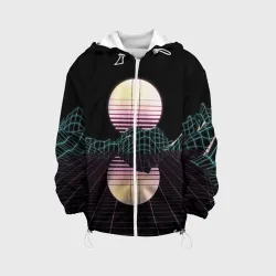 Детская куртка 3D Retro Wave