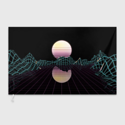 Флаг 3D Retro Wave