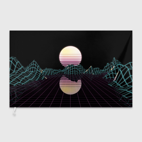 Флаг 3D Retro Wave - фото 3