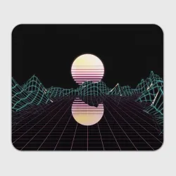Прямоугольный коврик для мышки Retro Wave