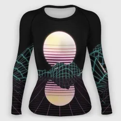 Женский рашгард 3D Retro Wave