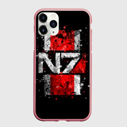 Чехол для iPhone 11 Pro Max матовый Mass Effect N7