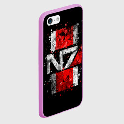 Чехол для iPhone 5/5S матовый Mass Effect N7 - фото 2