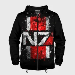 Мужская ветровка 3D Mass Effect N7