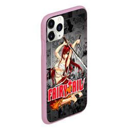 Чехол для iPhone 11 Pro Max матовый Fairy Tail Эльза - фото 2