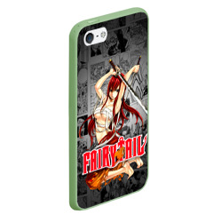 Чехол для iPhone 5/5S матовый Fairy Tail Эльза - фото 2