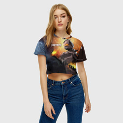 Женская футболка Crop-top 3D Fortnite - фото 2