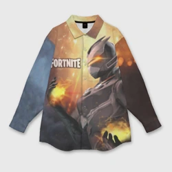 Женская рубашка oversize 3D Fortnite