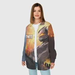 Женская рубашка oversize 3D Fortnite - фото 2