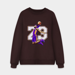 Мужской свитшот oversize без начеса хлопок Леброн Джеймс