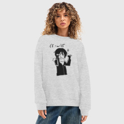 Женский свитшот oversize без начеса хлопок Милашный Ято. бездомный Бог - фото 2