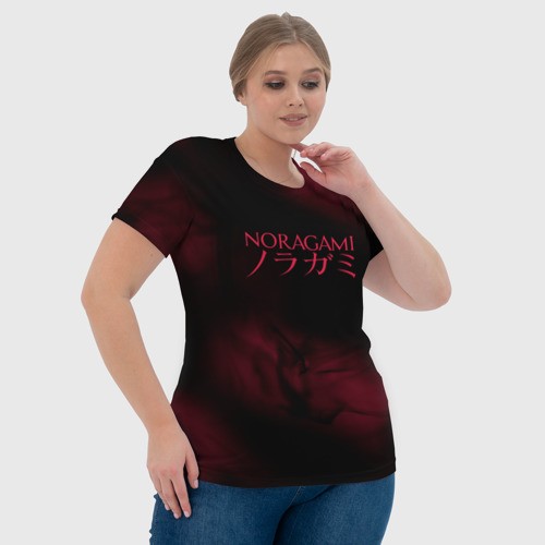 Женская футболка 3D Noragami. Тьма, цвет 3D печать - фото 6