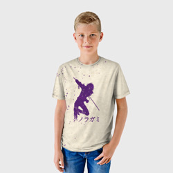 Детская футболка 3D Силуэт Бездомного Бога - фото 2