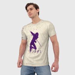 Мужская футболка 3D Силуэт Бездомного Бога - фото 2