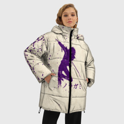 Женская зимняя куртка Oversize Силуэт Бездомного Бога - фото 2