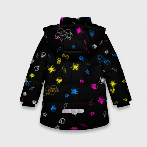 Зимняя куртка для девочек 3D Lil Peep (Legend), цвет черный - фото 2