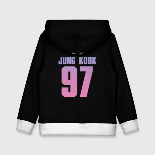 Детская толстовка 3D BTS Jung Kook, цвет белый - фото 2