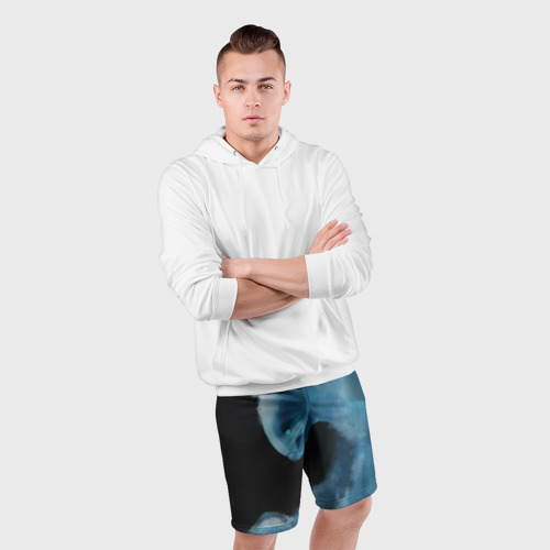 Мужские шорты спортивные Морфлинг, цвет 3D печать - фото 5