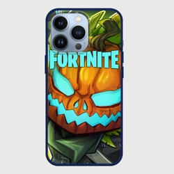 Чехол для iPhone 13 Pro Fortnite flaming Pumpkin Jack