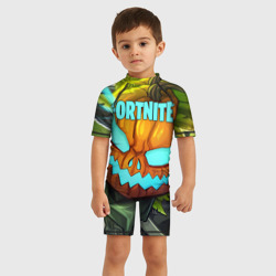 Детский купальный костюм 3D Fortnite flaming Pumpkin Jack - фото 2