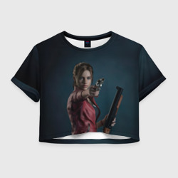 Женская футболка Crop-top 3D Claire Redfield