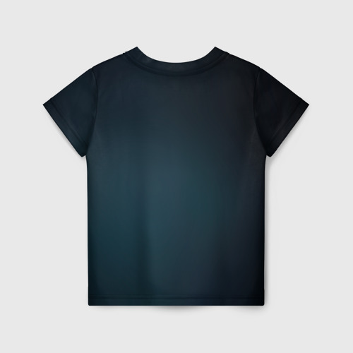Детская футболка 3D с принтом Claire Redfield, вид сзади #1