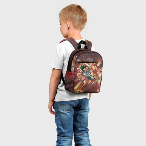 Детский рюкзак 3D с принтом Моя геройская академия, фото на моделе #1