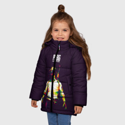 Зимняя куртка для девочек 3D PUBG. Lowpoly - фото 2