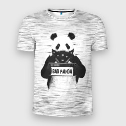 Мужская футболка 3D Slim Bad Panda