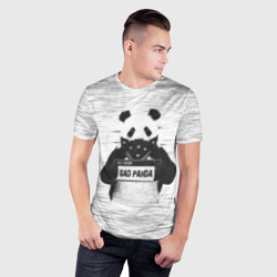 Мужская футболка 3D Slim Bad Panda - фото 2