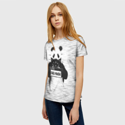 Женская футболка 3D Bad Panda - фото 2
